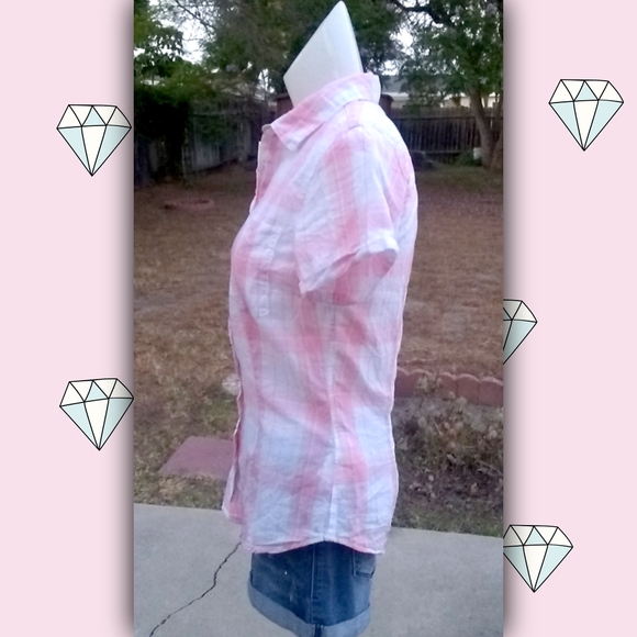 Almost Vintage L.O.G.G. Plaid Button-Up Top - Picture 2 of 6